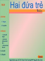 Tiết 29: Hai đứa trẻ