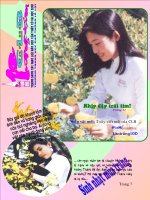 Mẫu một tờ báo CLB VH cấp trường