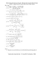 mot so noi dung casio hay