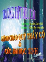 Bài:12 Chính sách tài nguyên và bảo vệ môi trường