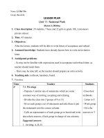 Unit 11: National Park