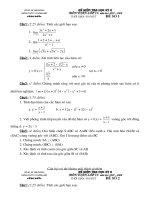 DE KT hoc KY II và đáp án