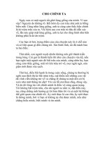 Chuyện kể cuối tuần - Cho chính ta