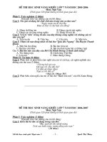 ĐỀ THI HSG NGỮ VĂN 7