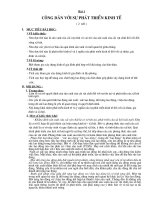 Công dân với sự phát triển kinh tế