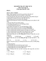 Kiem tra hoc ki lop 10