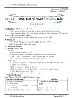 Giao an du thi day gioi lop 6