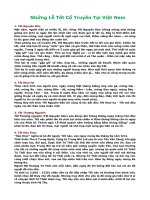 Những lễ tết cổ truyền tại Việt Nam