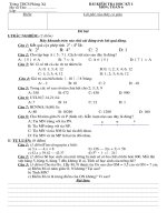 KT HKI TOÁN 6.NĂM HỌC 08-09