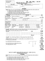 Kiểm tra Lý 6  kỳ I