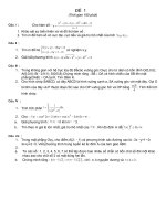 đề dự đoán A09