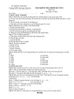 đề kiểm tra 1 tiết