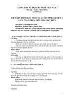 Góp ý SGK hóa học THCS