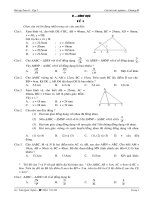 Trắc nghiệm Hình 8 chương 3