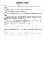 Đề KTHK1 12NC 08-09