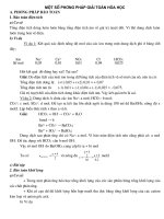 MOT SO PHUONG PHAP GIAI BT HOA HOC THPT