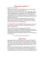 thủ thuật Windows