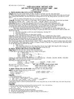 Tuyển tập đề thi ĐH - CD 2000