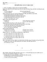 Kiểm tra Vật lý 9 học kỳ II