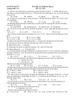 Đề,ĐA Ôn thi TN,ĐH_D ĐCơ_2