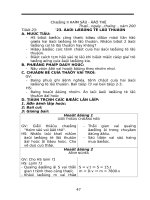 Giáo án Đại số 7 chương II