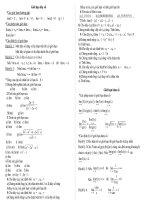 Bài tập về Giới hạn