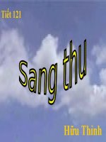 Tiết 121  Sang Thu NV 9 học kỳ 2