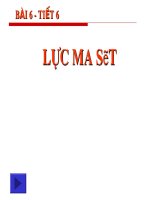 Bài 6: Lực Ma sat
