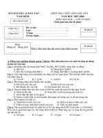 Đề thi HK II- tỉnh Nam Đinh- Năm học 2007-2008