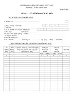 To Khai Bao hiem xa hoi