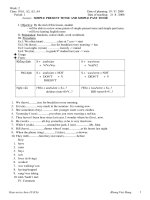 Giáo án tự chọn kì