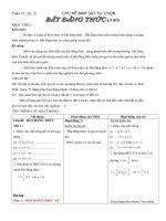 Chủ đề tự chọn Bất đẳng thức