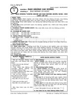 Chương I: Dao động cơ