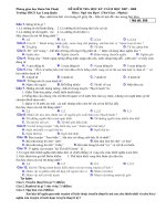 Kiểm tra văn 6 học kỳ I