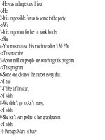 Tiếng Anh tham khảo