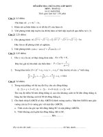 KHAO SAT CHAT LUONG LOP 12 KHTN