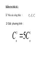 Bài 2: Nhị Thức NiuTon