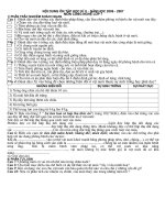 ÔN TẬP HỌC KÌ II- CÔNG NGHỆ 7