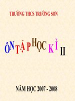 ÔN TÂP - HKII- HÓA 9-2008