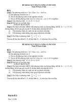 đại số đề kiểm tra học kỳ 1,2 lớp 10 CB