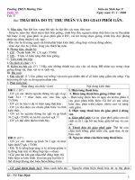 Giáo án Sinh HK II