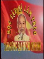 Ngoại khóa: Học tập và làm theo tấm gương đạo đức  Hồ Chí Minh