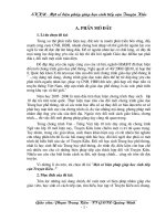 Sáng kiến kinh nghiệm tiếp nhận truyện Kiều