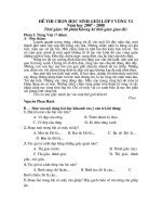 De thi chon HS gioi lop 5 - vong 6