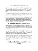 Vì sao chuồn chuồn chấm chót đuôi lên mặt nước(tong hop ly giai ve cac cau hoi rat hay)