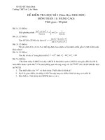 de thi ki 1 toan 11(nc)