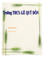 Chương II - Bài 5: Phép công các phân thức đại số
