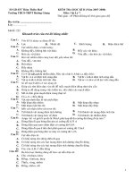 Đề KTHK II(4 đề) 2007-2008