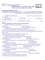 Đề kiểm tra HK2-Đề 1