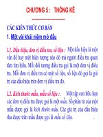 Chương V: Thống kê